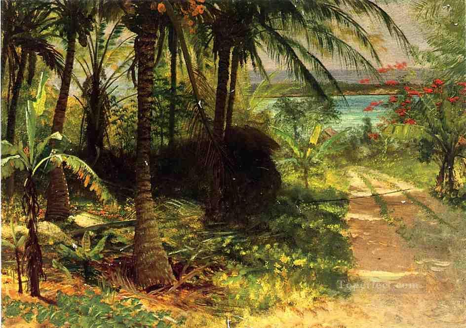 Tropical Landscape Albert Bierstadt Oil Paintings